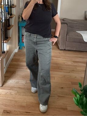 American Eagle grey jeans